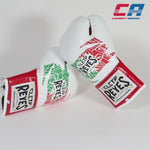 Bokshandschoenen Cleto Reyes Professionele CB2 Wit-rood Mexican met veters