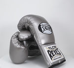 Bokshandschoenen Cleto Reyes Professionele CB2 Platina met veters