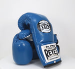 Bokshandschoenen Cleto Reyes Professionele CB2 Blauw met veters