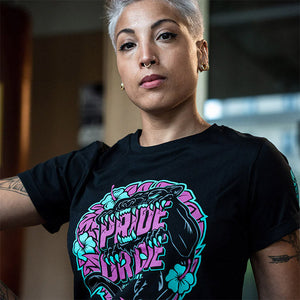 T-shirt donna Pride or Die Stay Hungry-Combat Arena