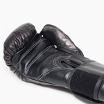 Bokshandschoenen Di Nardo met klittenband 16 Oz Bruin-zwart-zilver 