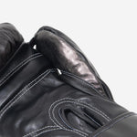 Bokshandschoenen Di Nardo met klittenband 16 Oz Bruin-zwart-zilver 