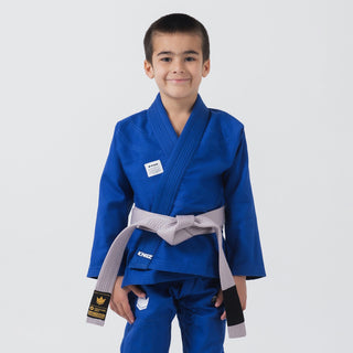 BJJ Pak kind Kingz Kore V2 IBJJF Blauw 