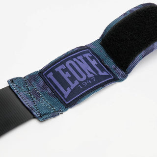 Bendaggi fasce mani 3,5 mt Leone AB705 Blu-verde Camo-Combat Arena