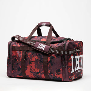 Sporttas Leone Urban Fighter AC960 rood-zwart camo-Combat Arena