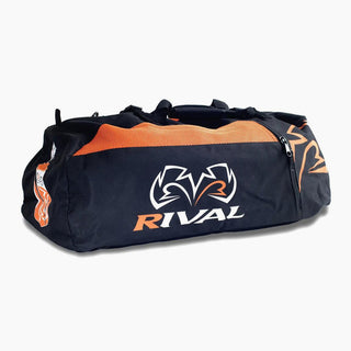 Rugzak-Sporttas uit de lezing Rival RGB50 Zwart-Oranje-Combat Arena