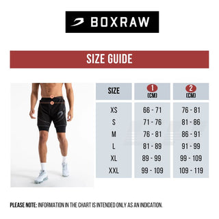 Korte broek opleiding Boxraw Valdes Zwart