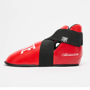 Voetenbeschermers Leone WAKO CL167 Rood-Combat Arena