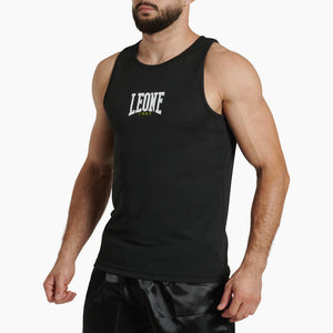 Tank top Leone Color Block AB236 Zwart-Combat Arena