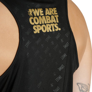 Tank top vrouw Leone DNA ABX729 Zwart 