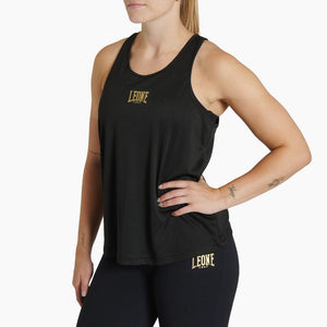 Tank top vrouw Leone DNA ABX729 Zwart 