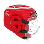 Helm met vizier Masters WAKO Rood 