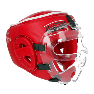 Helm met vizier Masters WAKO Rood 
