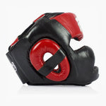 Caschetto Fairtex Diagonal Vision Sparring HG13 zwart-rood 