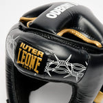 Hoofdbeschermer Leone IUTER Barbed Wire CS01IU Zwart-Combat Arena