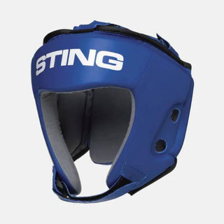 Hoofdbeschermer Sting Competition Goedgekeurd World Boxing Blauw 