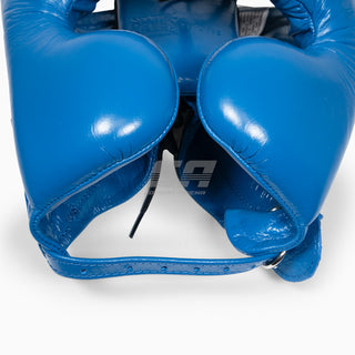 Hoofdbeschermer Cleto Reyes met blauwe parazigomen
