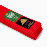 Band Adidas Elite WKF Rood met Kanji 