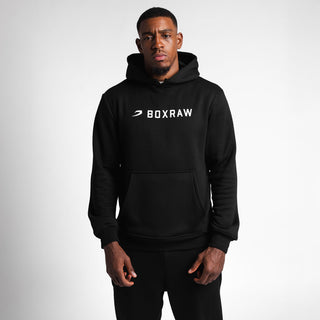 Felpa Boxraw A.B.C. con cappuccio Nero-Combat Arena