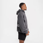 Sweatshirt Boxraw We Don't Play Boxing oversize met capuchon Grijs-roze-Combat Arena