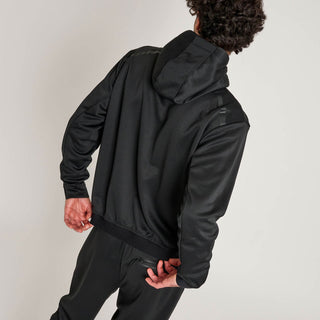 Sweatshirt Leone Balck Lion met capuchon ABX313 Zwart-Combat Arena