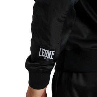 Sweatshirt Leone Logo Wacs met capuchon ABX127 Zwart 