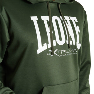 Sweatshirt Leone Logo met capuchon ABX119 Groen 