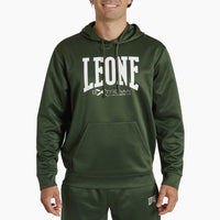 Sweatshirt Leone Logo met capuchon ABX119 Groen 