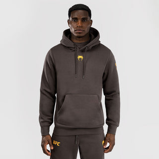 Felpa UFC Fusion by Venum Fight Week con cappuccio Marrone-Combat Arena