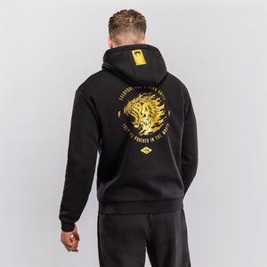 Sweatshirt Venum x Mike Tyson Tiger met capuchon Zwart-goud-Combat Arena