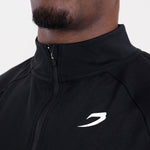 Sweatshirt Boxraw Valdes met rits Zwart 