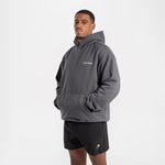 Sweatshirt Boxraw We Don't Play Boxing oversize met capuchon Grijs-roze 