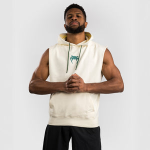 Mouwloos sweatshirt Venum Vanille Sparring met capuchon