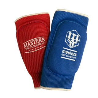 Elleboogbeschermer  elastische omkeerbare Masters WAKO rood blauw 