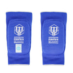 Elleboogbeschermer  elastische omkeerbare Masters WAKO rood blauw 