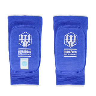 Elleboogbeschermer  elastische omkeerbare Masters WAKO rood blauw 