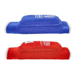 Elleboogbeschermer  elastische omkeerbare Masters WAKO rood blauw 