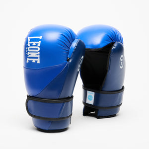 Handschoenen van Point Fighting Leone WAKO GN600 Blauw-Combat Arena