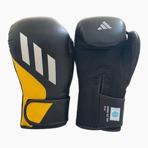 Bokshandschoenen Adidas Speed Tilt 200 WAKO 10 Oz Zwart-geel-wit 