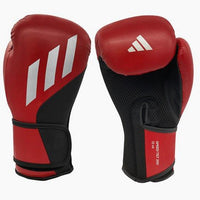 Bokshandschoenen Adidas Speed Tilt 200 WAKO 10 Oz Rood-zwart-zilver 
