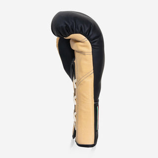 Bokshandschoenen Di Nardo met Veters 12 Oz Zwart-zand-Combat Arena