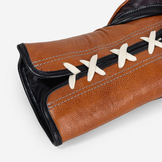 Bokshandschoenen Di Nardo met Veters 14 Oz Bourgogne-cognac-Combat Arena