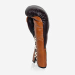 Bokshandschoenen Di Nardo met Veters 14 Oz Bourgogne-cognac-Combat Arena