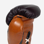 Bokshandschoenen Di Nardo met Veters 14 Oz Bourgogne-cognac-Combat Arena