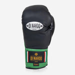 Bokshandschoenen Di Nardo met Veters 14 Oz Zwart-groen-Combat Arena
