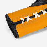 Bokshandschoenen Di Nardo met Veters 16 Oz Bourgondië-geel-Combat Arena