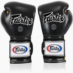 Bokshandschoenen Fairtex Mexicaanse stijl BGV9 Zwart-Geel