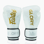 Bokshandschoenen Fairtex x Glory BGVG3 Wit-Goud