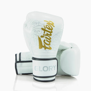 Bokshandschoenen Fairtex x Glory BGVG3 Wit-Goud