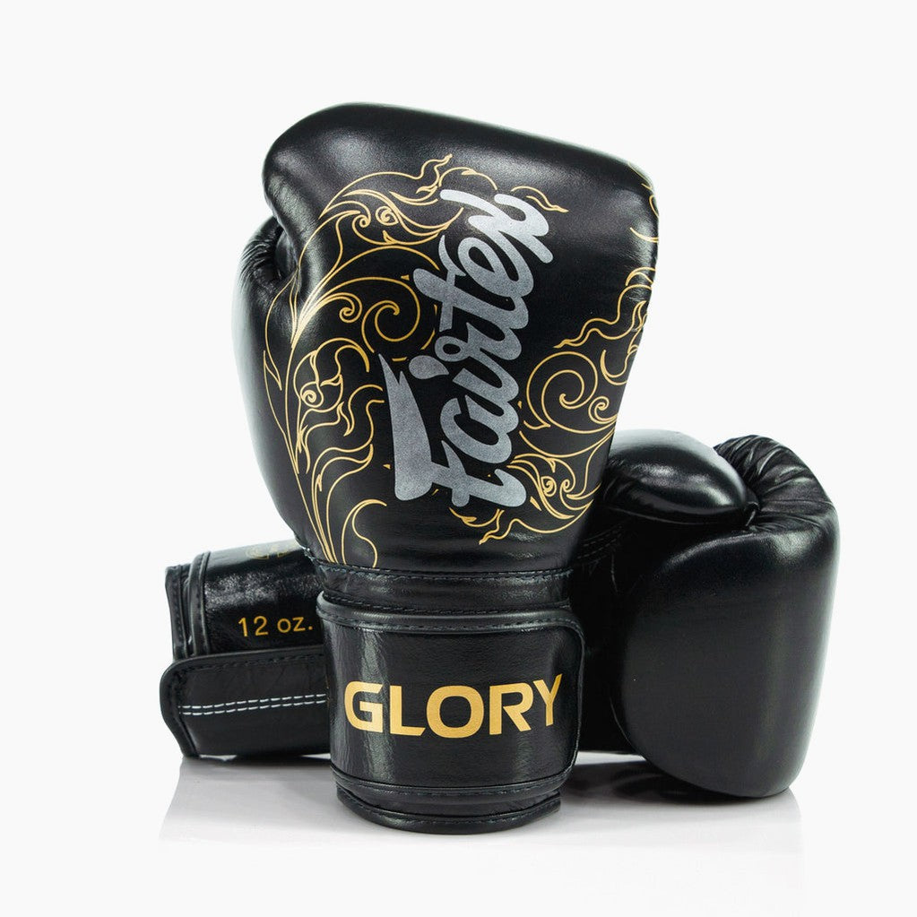Bokshandschoenen Fairtex x Glory BGVG3 Zwart-Goud